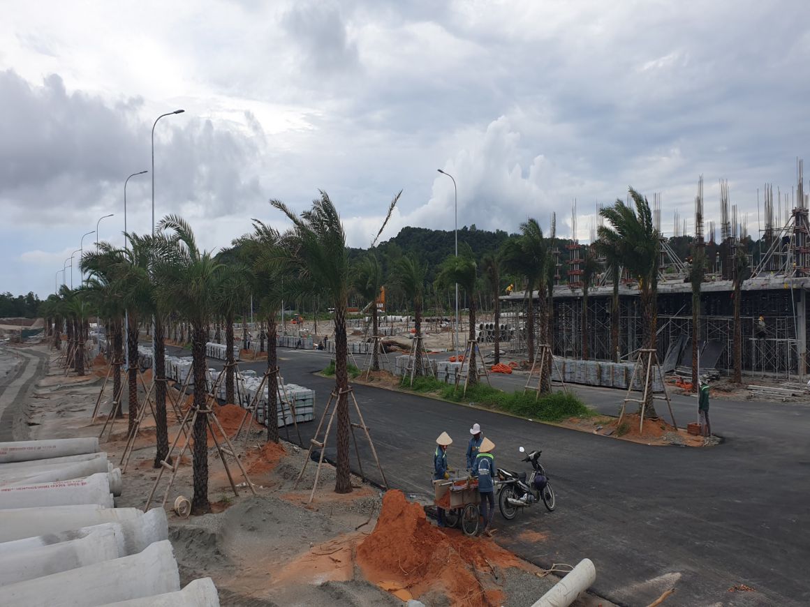 Tiến độ xây dựng dự án Meyhomes Capital phú quốc tháng 10/2020