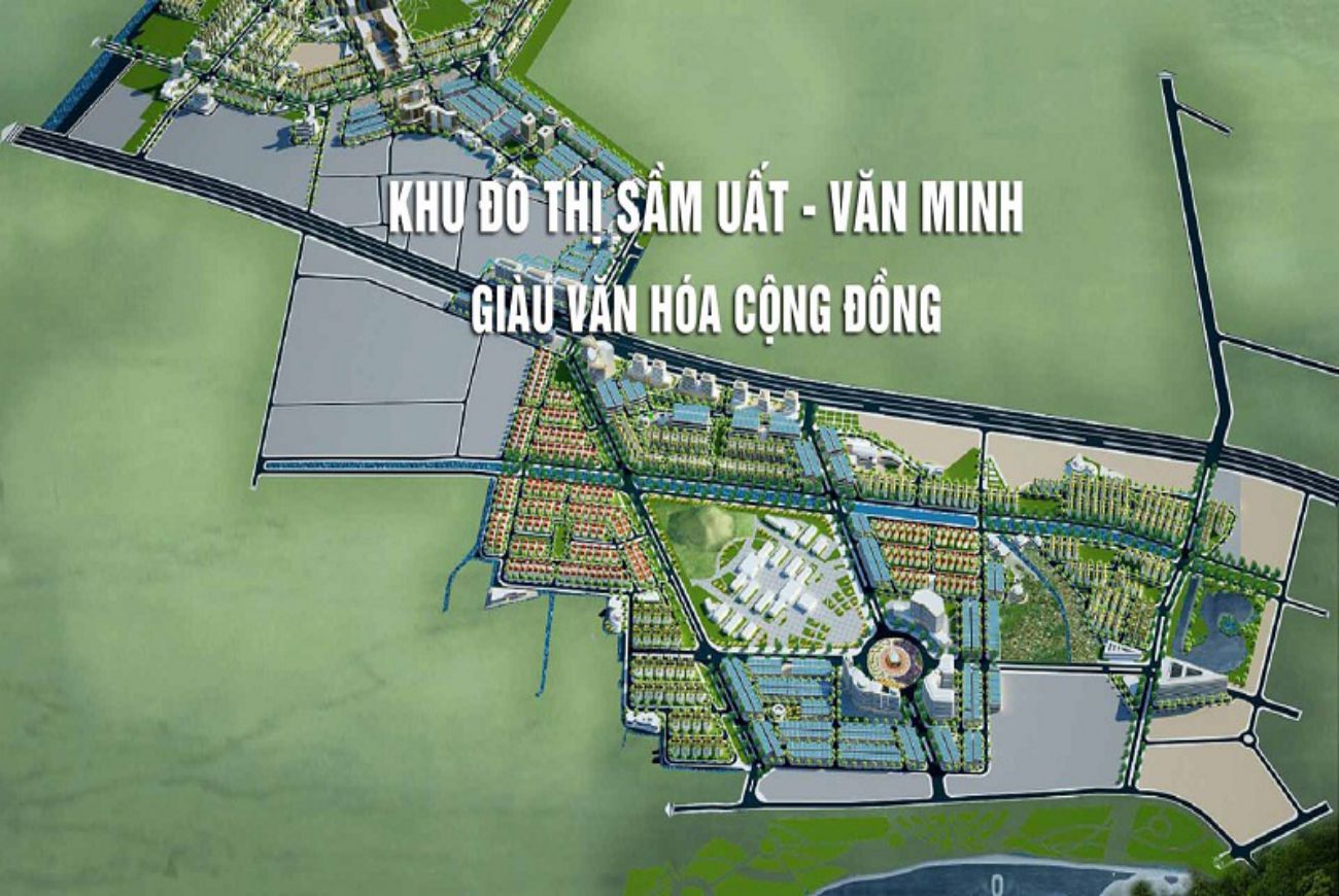 Mặt bằng phân lô của khu đô thị Khu Đô Thị Mỹ Trung Nam Định